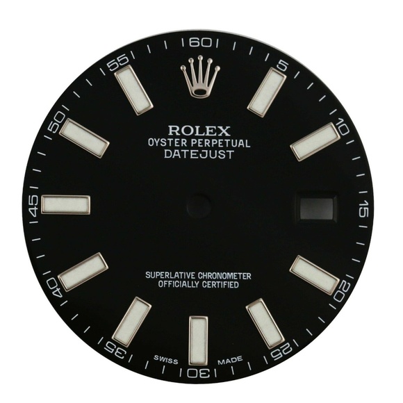 Original Rolex Black Index Dial for Datejust II